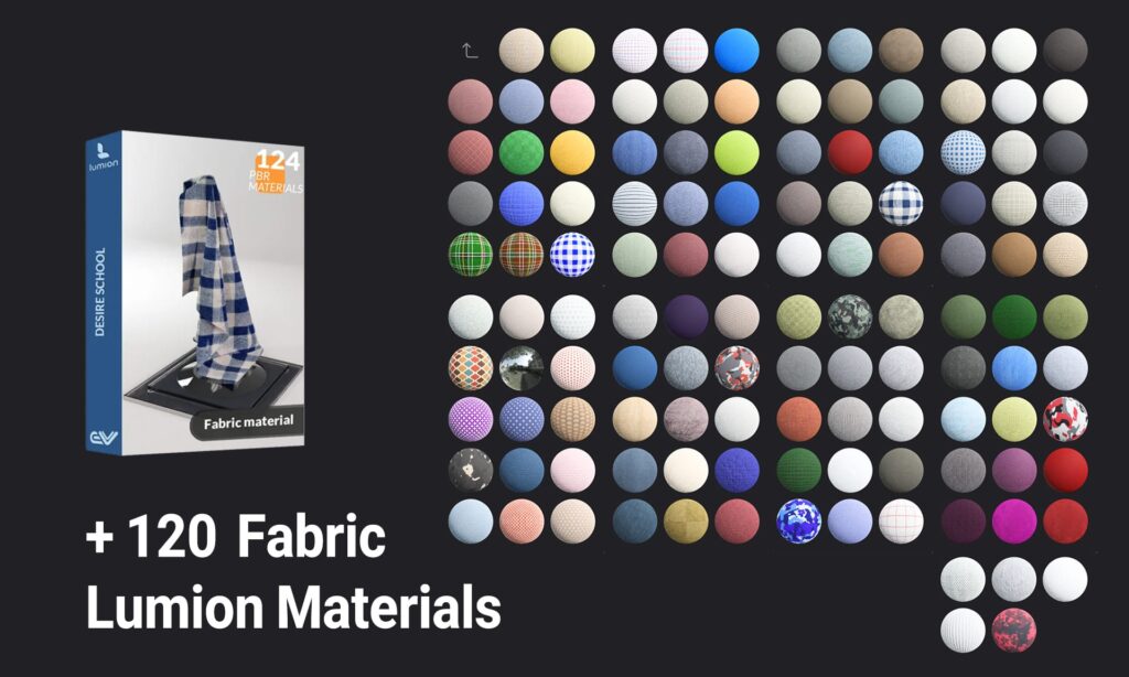 Material Pack Lumion Fabric Material Pack - Easyviz