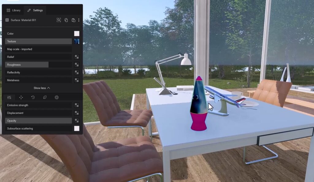 Screenshot 2026 07 20 154307 Easyviz Lumion Materials and Assets for Realistic Rendering Uncategorized How to Create a Realistic Animated Emissive Lamp in Lumion Using Video Textures