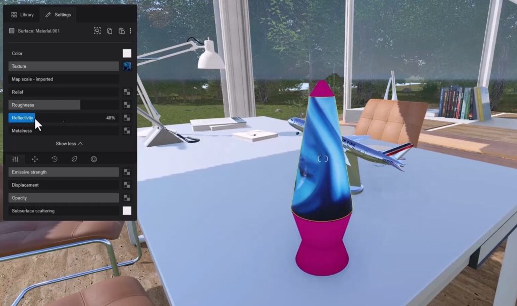 Screenshot 2026 07 20 154721 Easyviz Lumion Materials and Assets for Realistic Rendering Uncategorized How to Create a Realistic Animated Emissive Lamp in Lumion Using Video Textures